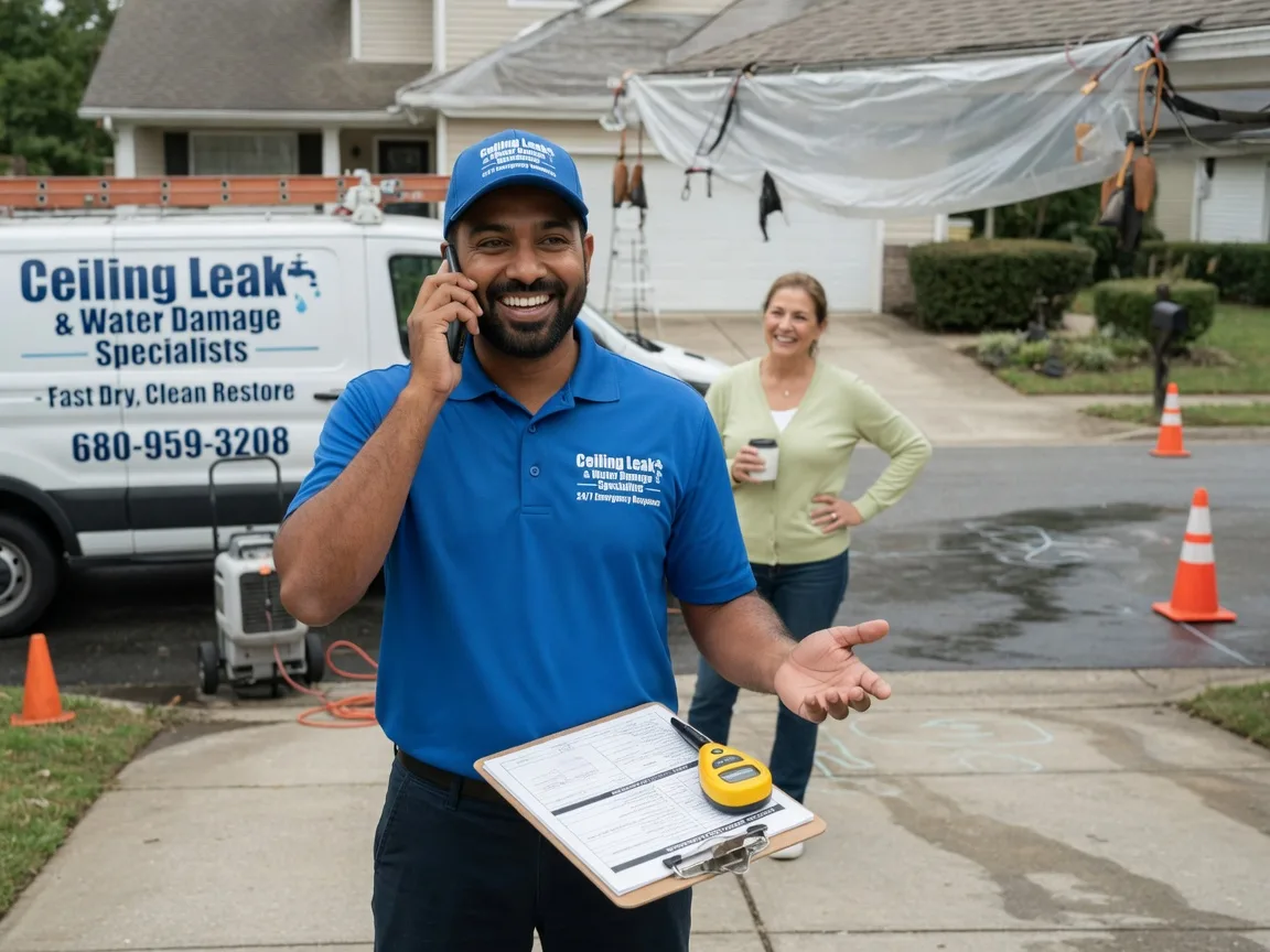 Ceiling Leak Cleanup Francis, OK FAQs